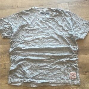 Affliction Gray Short Sleeve Tee Casual Comfort